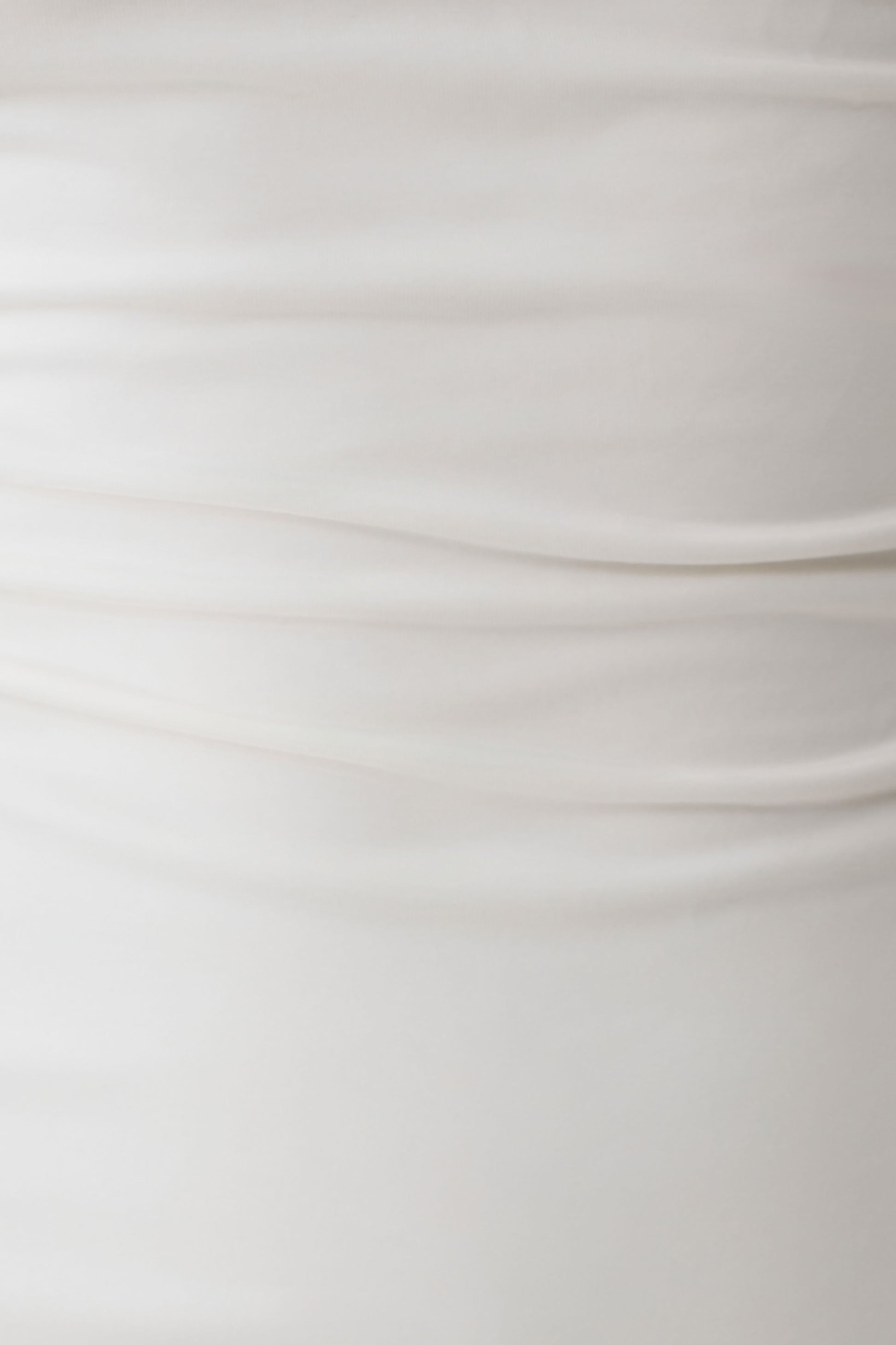 Jemma One Shoulder Tie Top - White #7