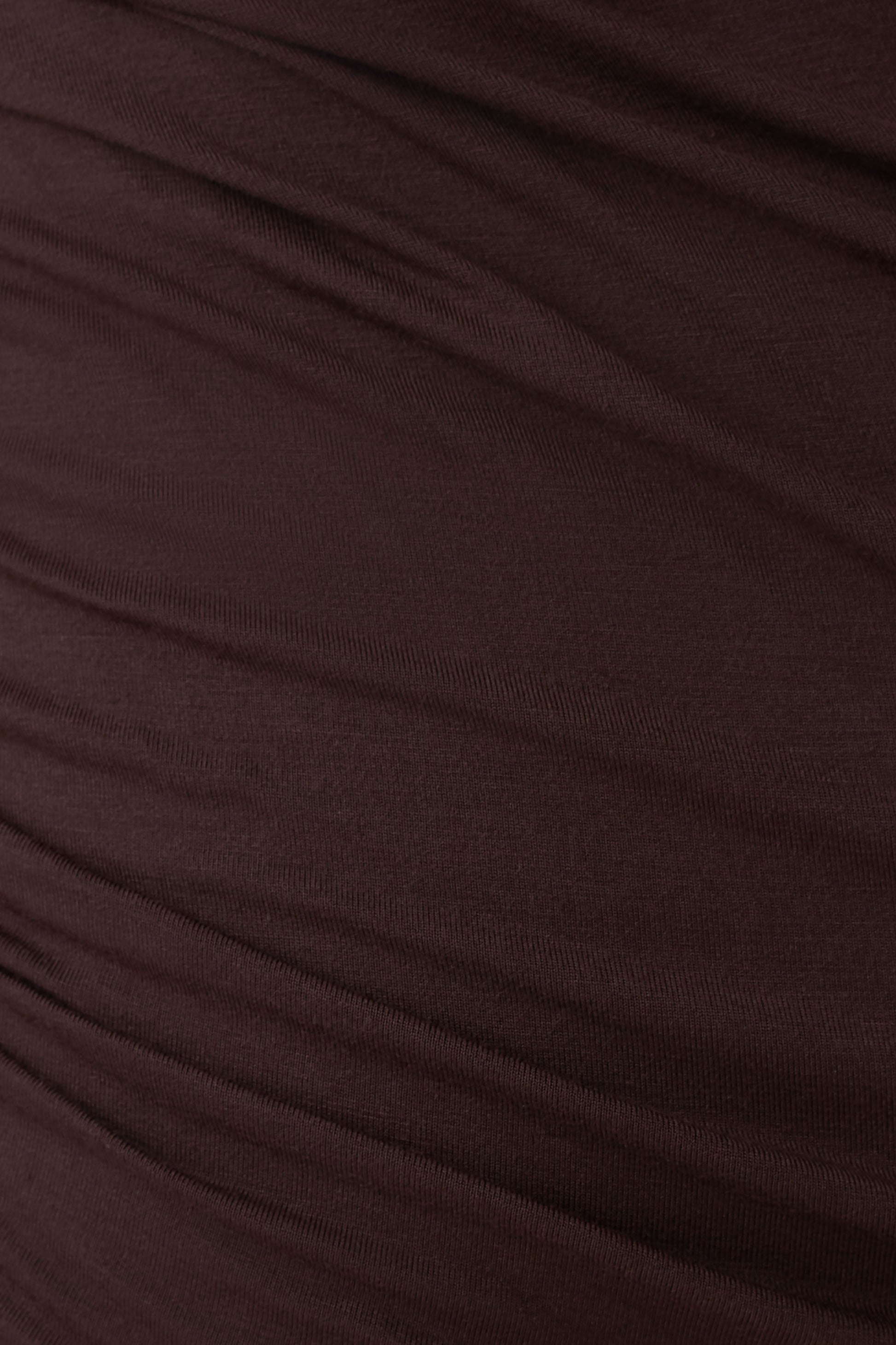 Keaton Modal Long Sleeve Overlay Top - Espresso #7