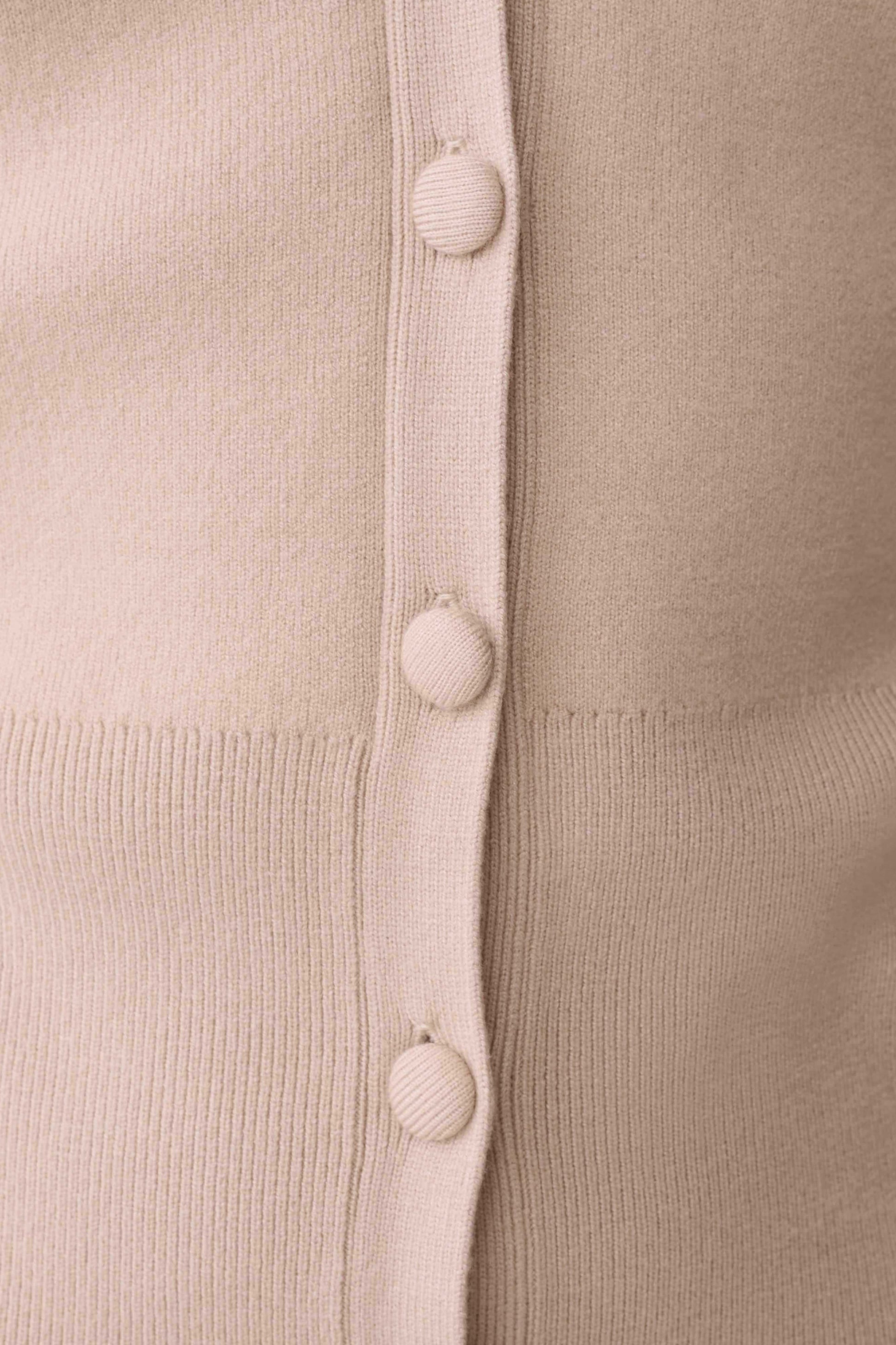 Blaine Knit Blouson Sleeve Cardigan - Oat Marle #7
