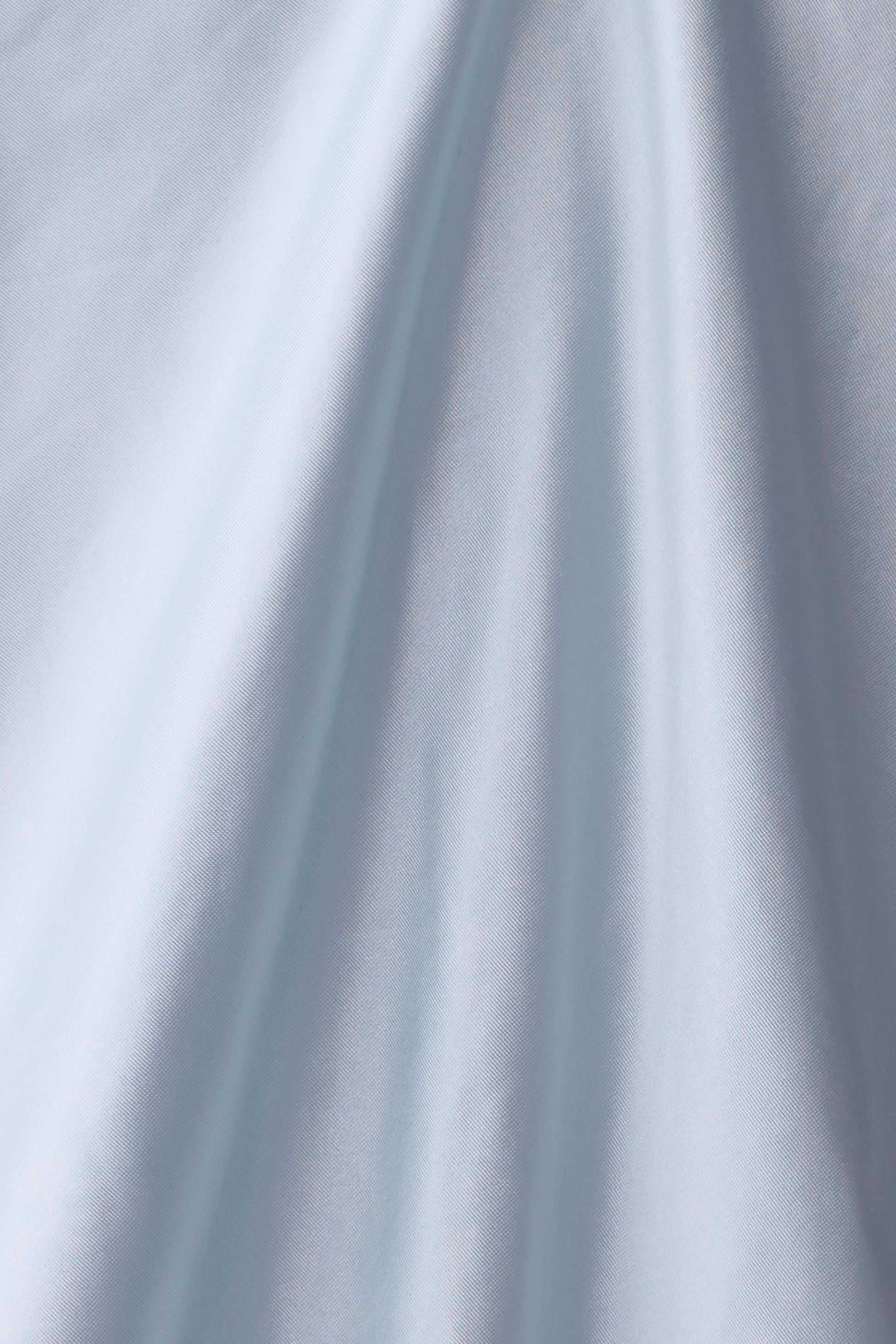 Arabel Draped Halter Mini Dress - Pale Blue #7