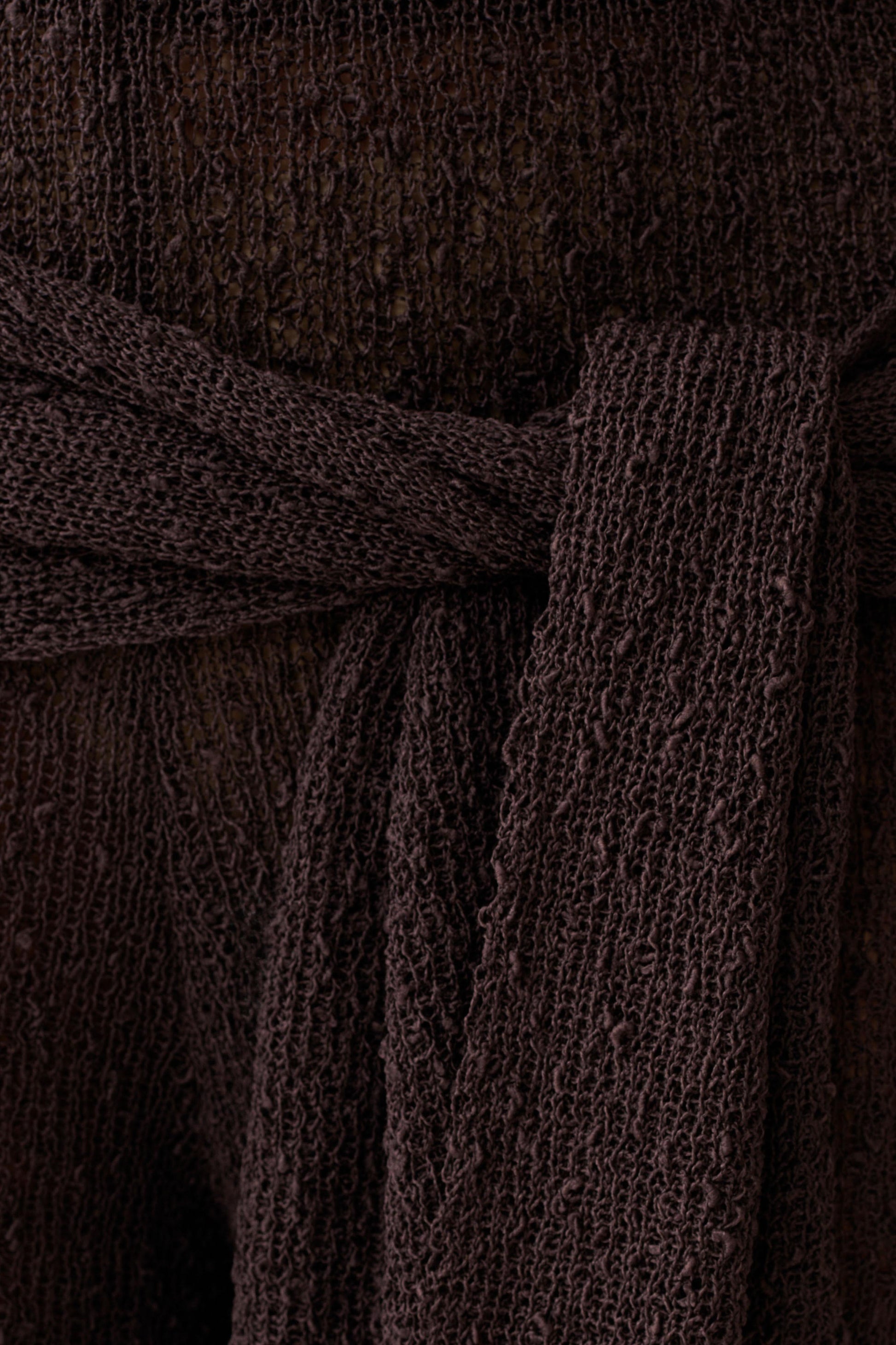 Mattais Boucle Knit Pants - Dark Chocolate #7