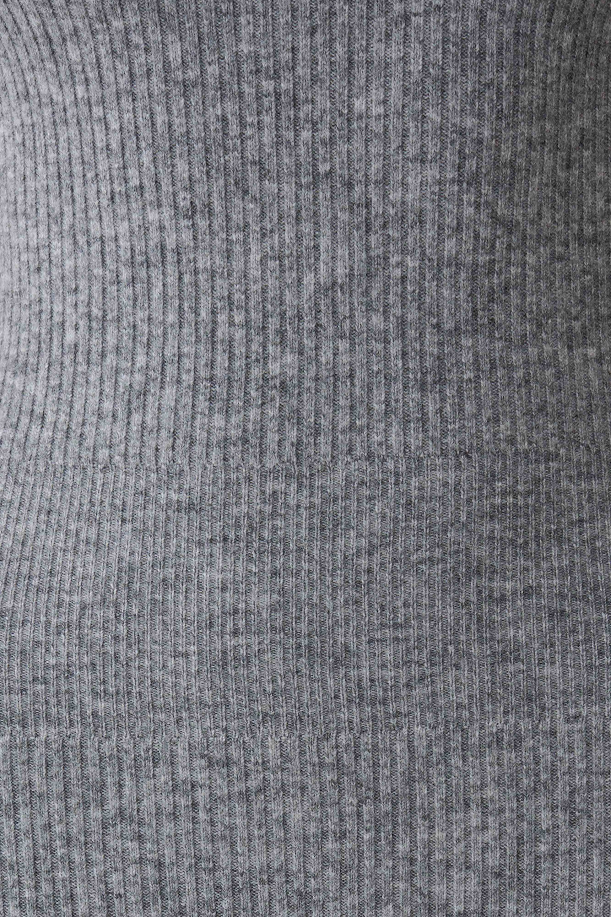 Goldie High Neck Knit Midi Dress - Grey Marle #9