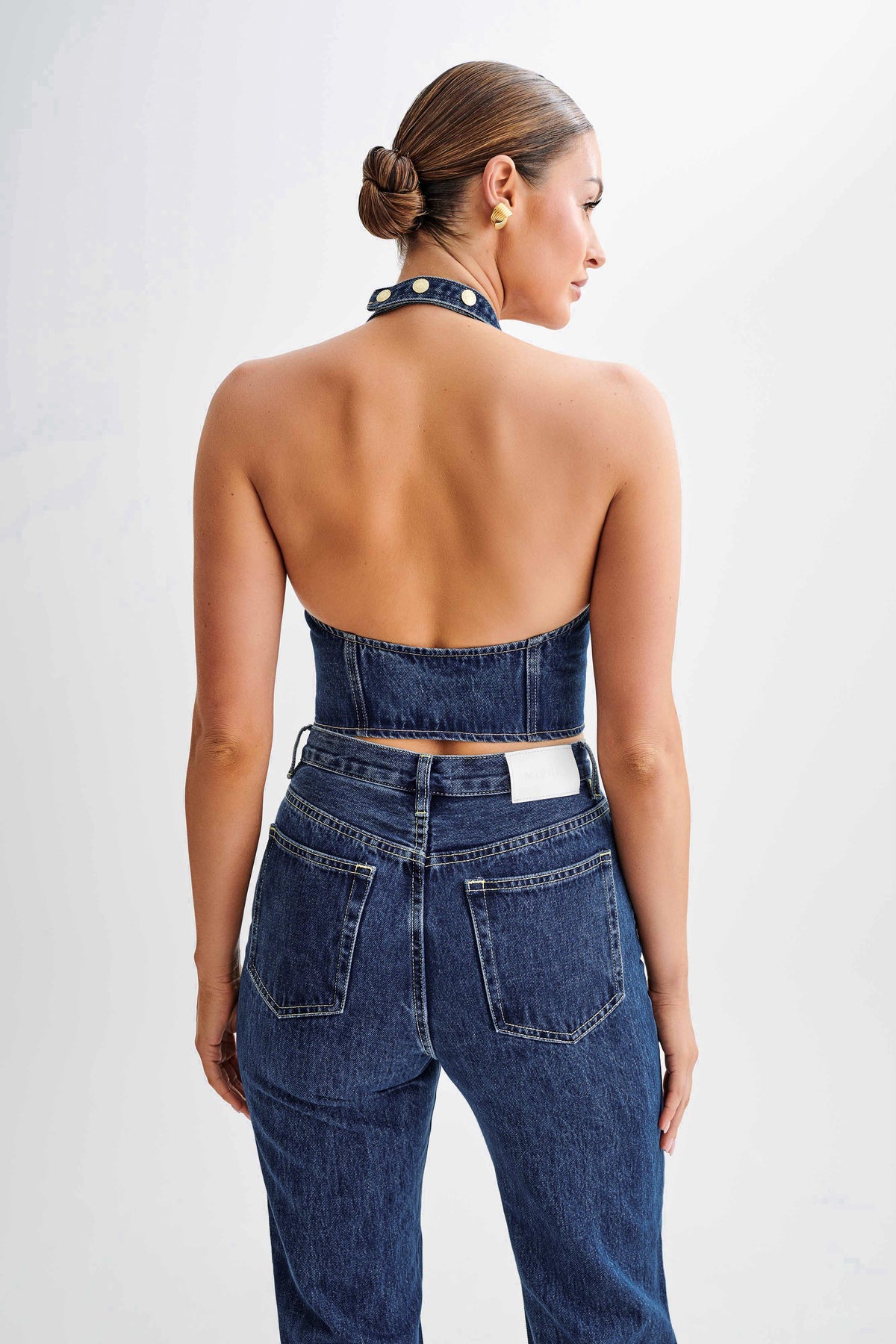 Kieryn Denim Vest - Dark Blue #2