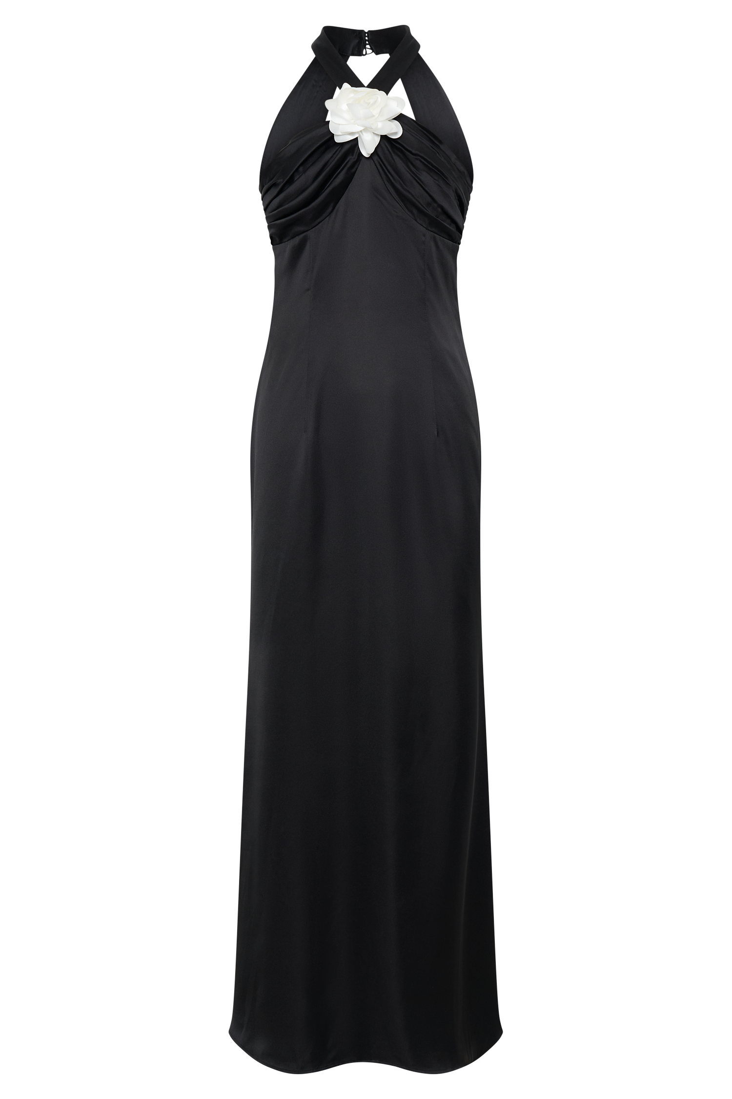 Dylan Rose Halter Maxi Dress - Black #6