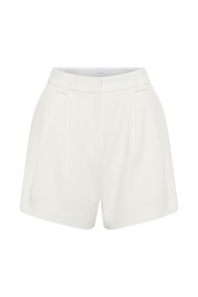 Sigourney Suiting Shorts - Ivory
