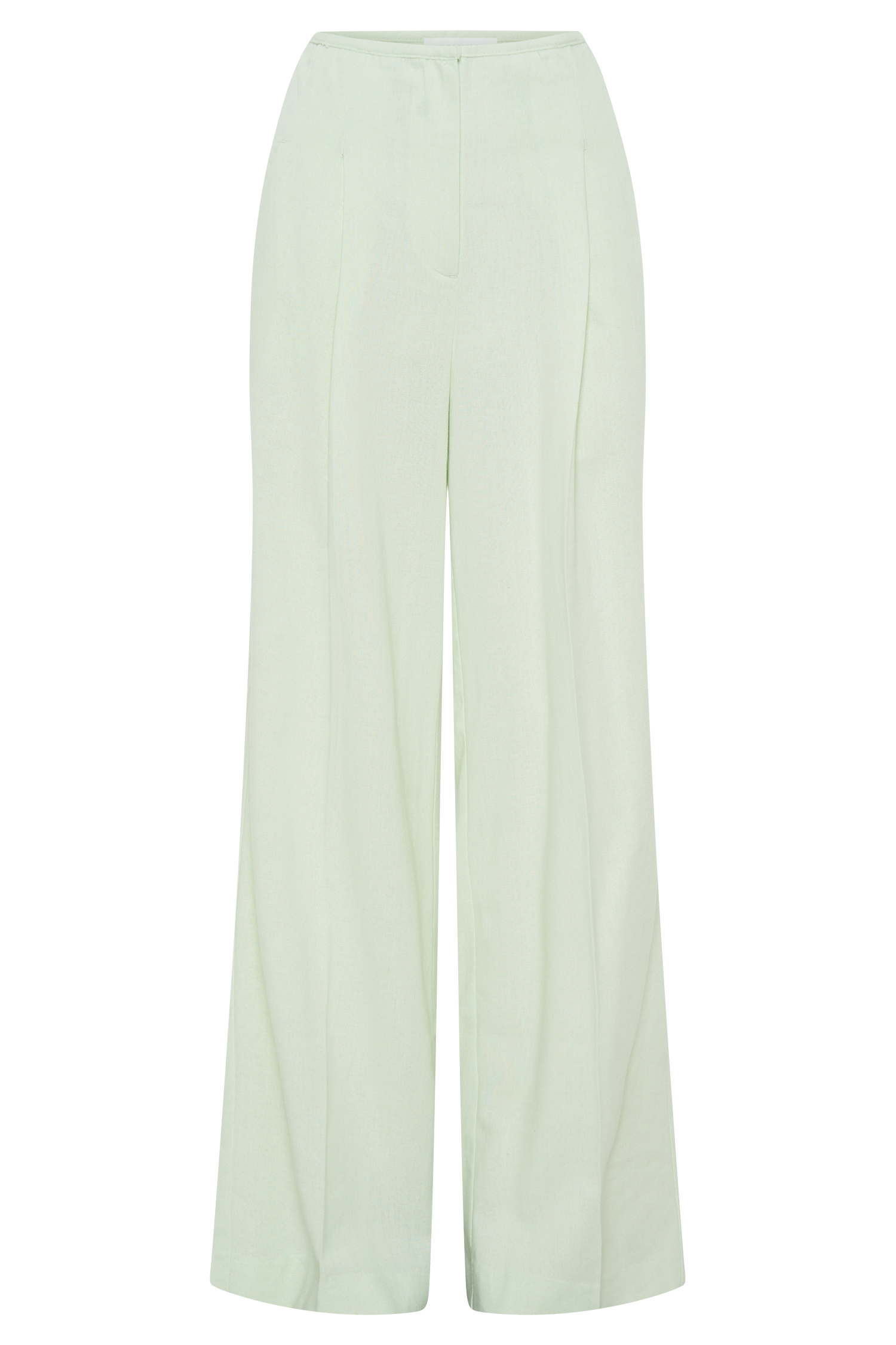 Adrina Straight Leg Linen Pant - Mint #12