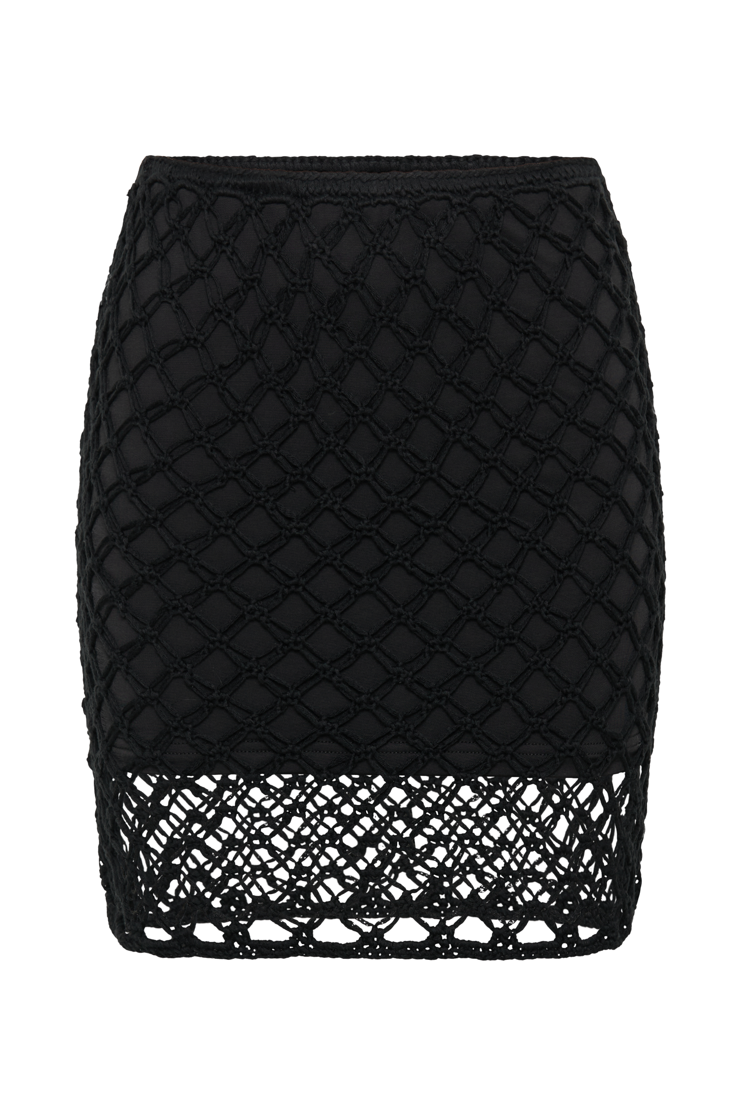 Braelyn Knit Low Rise Mini Skirt - Black #10