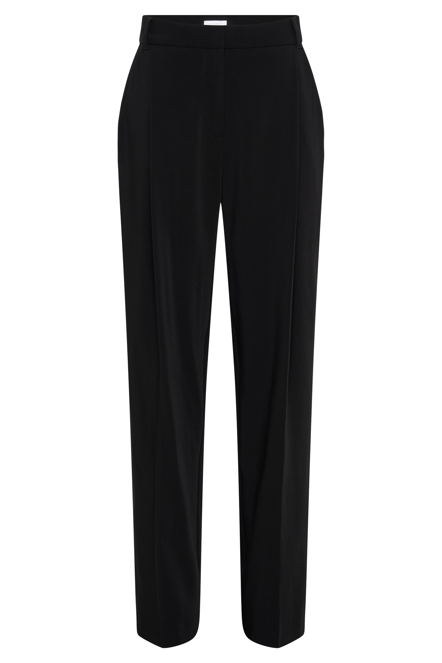 A30. Belted Black Top & Pant Set