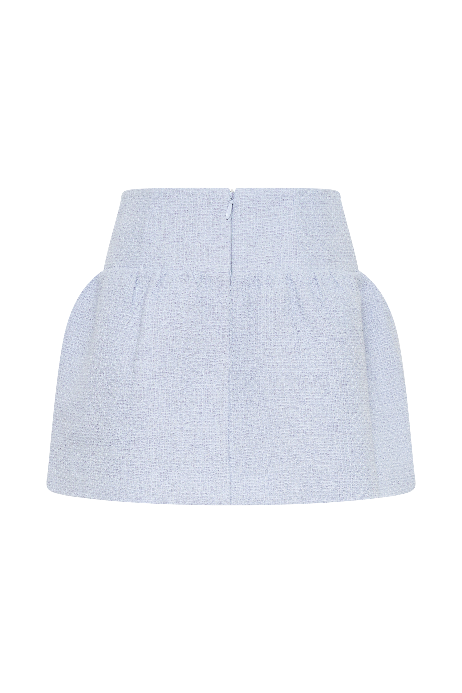 MEER.SHIRRING FRILL SKIRT（SKY）｜レディース 
