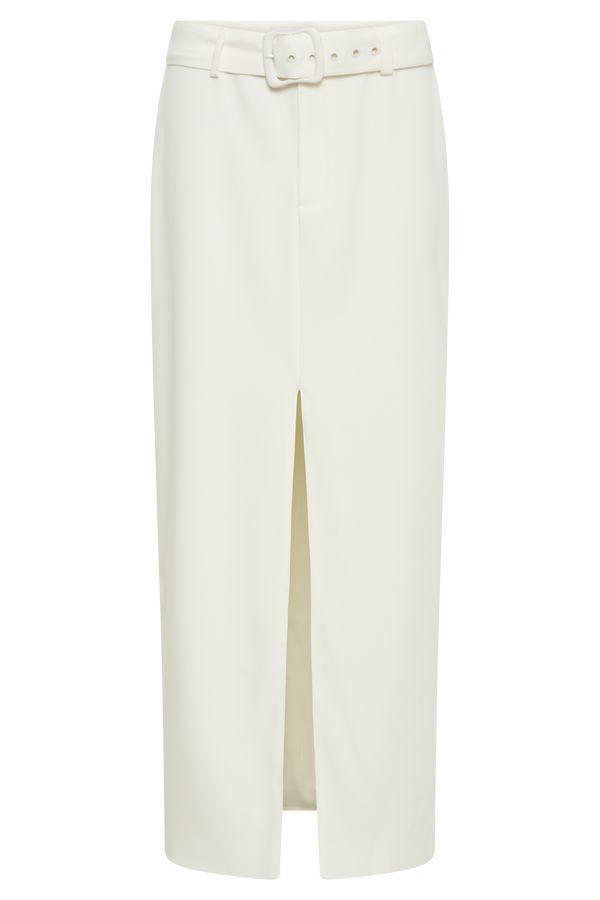 Daria Suiting Midi Skirt - Ivory
