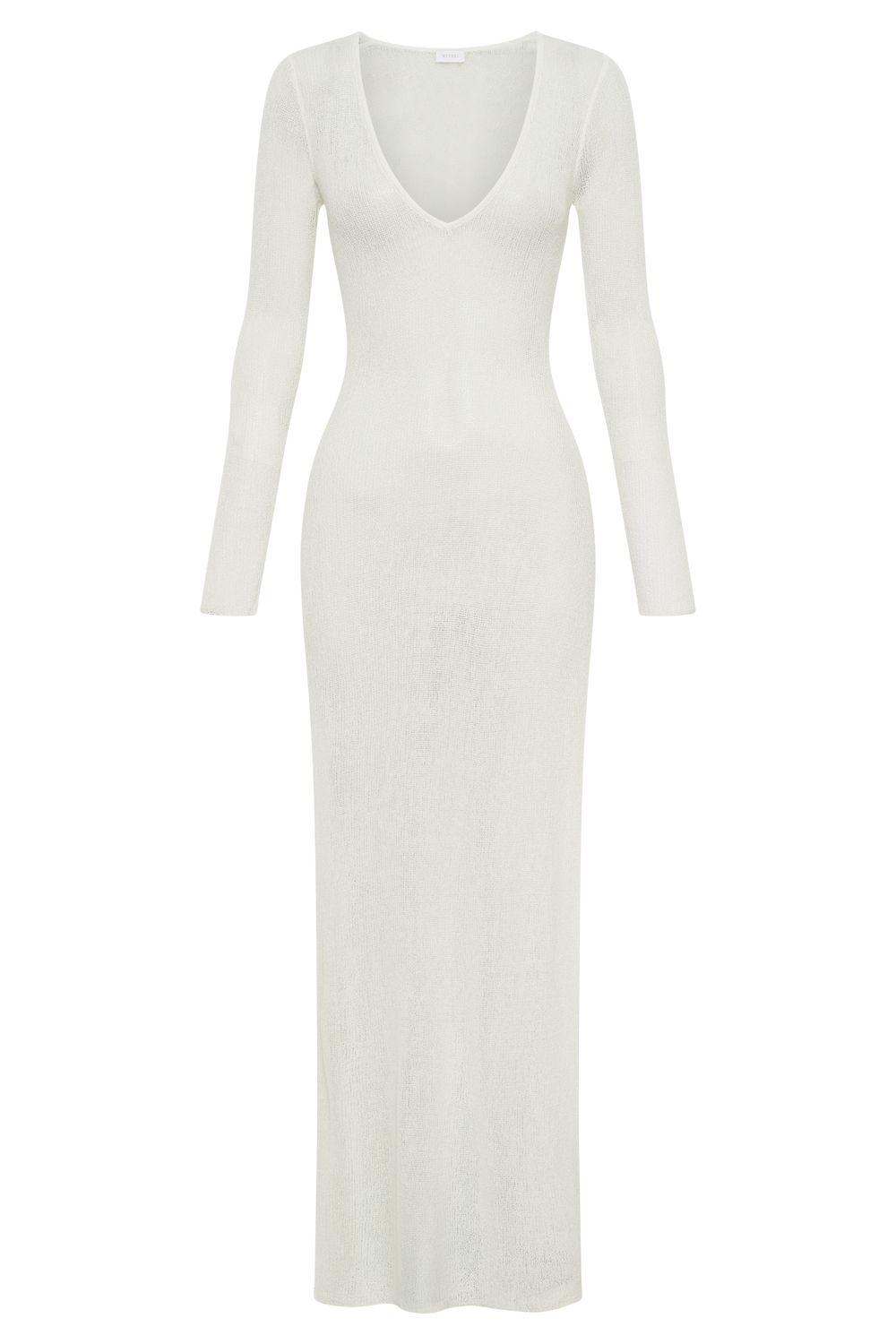 Imelda Knit Cover Up Midi Dress - White