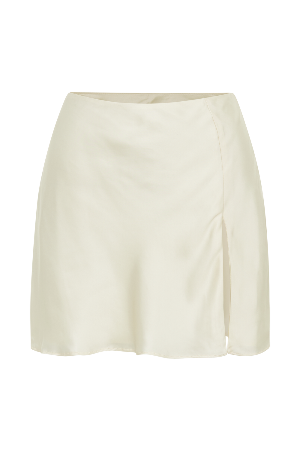 Hartley Satin Mini Skirt - Ivory