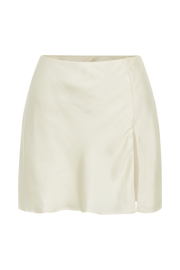 Hartley Satin Mini Skirt - Ivory