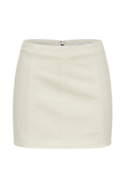 Hollis Denim Mini Skirt - Ecru