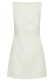 Angela Suiting Mini Dress - Ivory