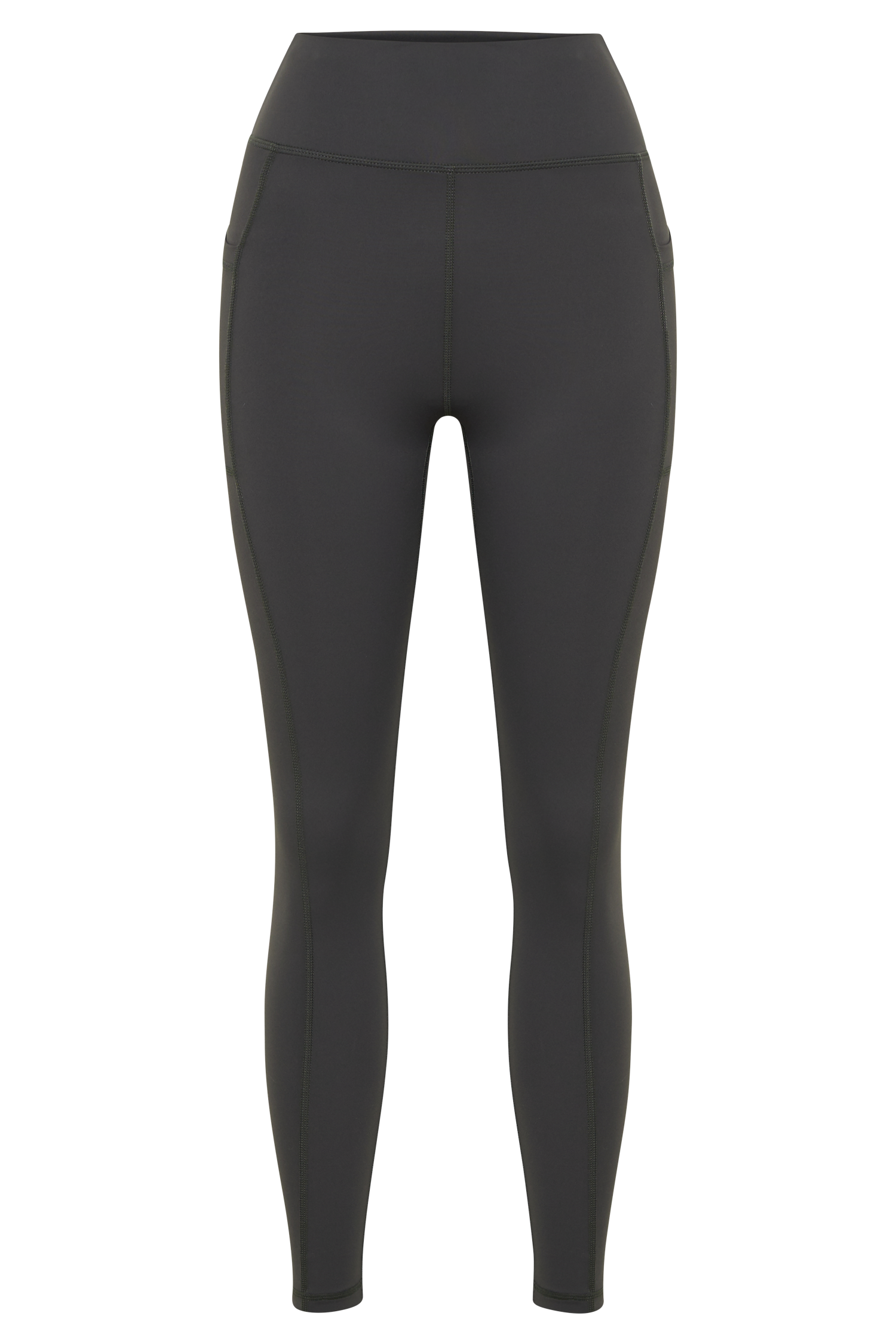 Briar V Back Leggings With Pockets - Charcoal #12