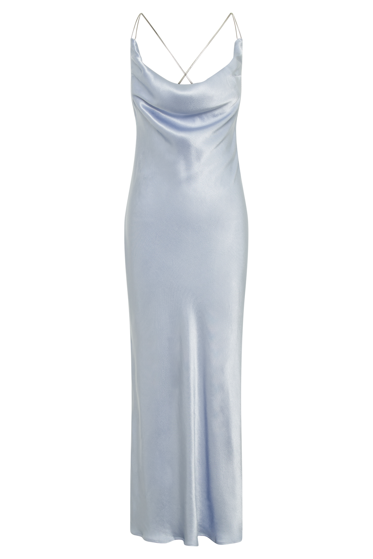Kalani Chain Maxi Dress - Ice Blue #11