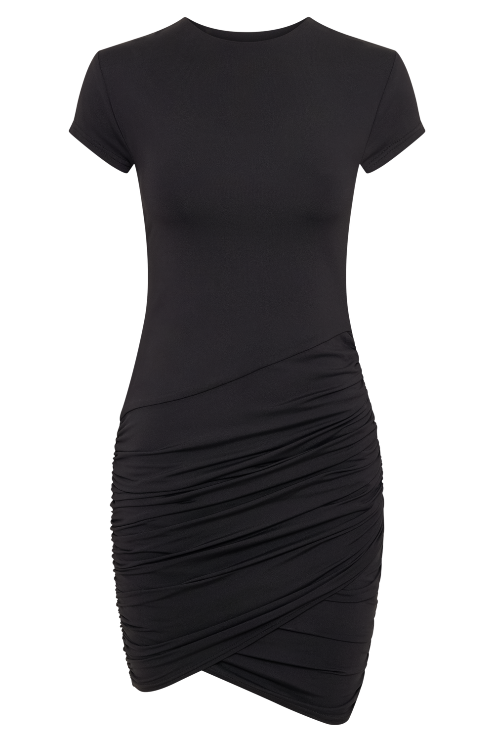 Baylee Recycled Nylon Mini Dress - Black