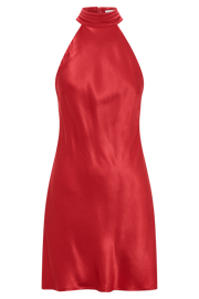 Claire A Line Mini Dress - Red