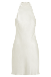 Claire A Line Mini Dress - White