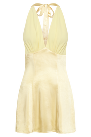 Richelle Satin Mini Dress - Butter