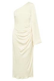 Nyomi One Shoulder Maxi Dress - Ivory