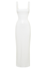 Adoria Sequin Cut Out Maxi Dress - White
