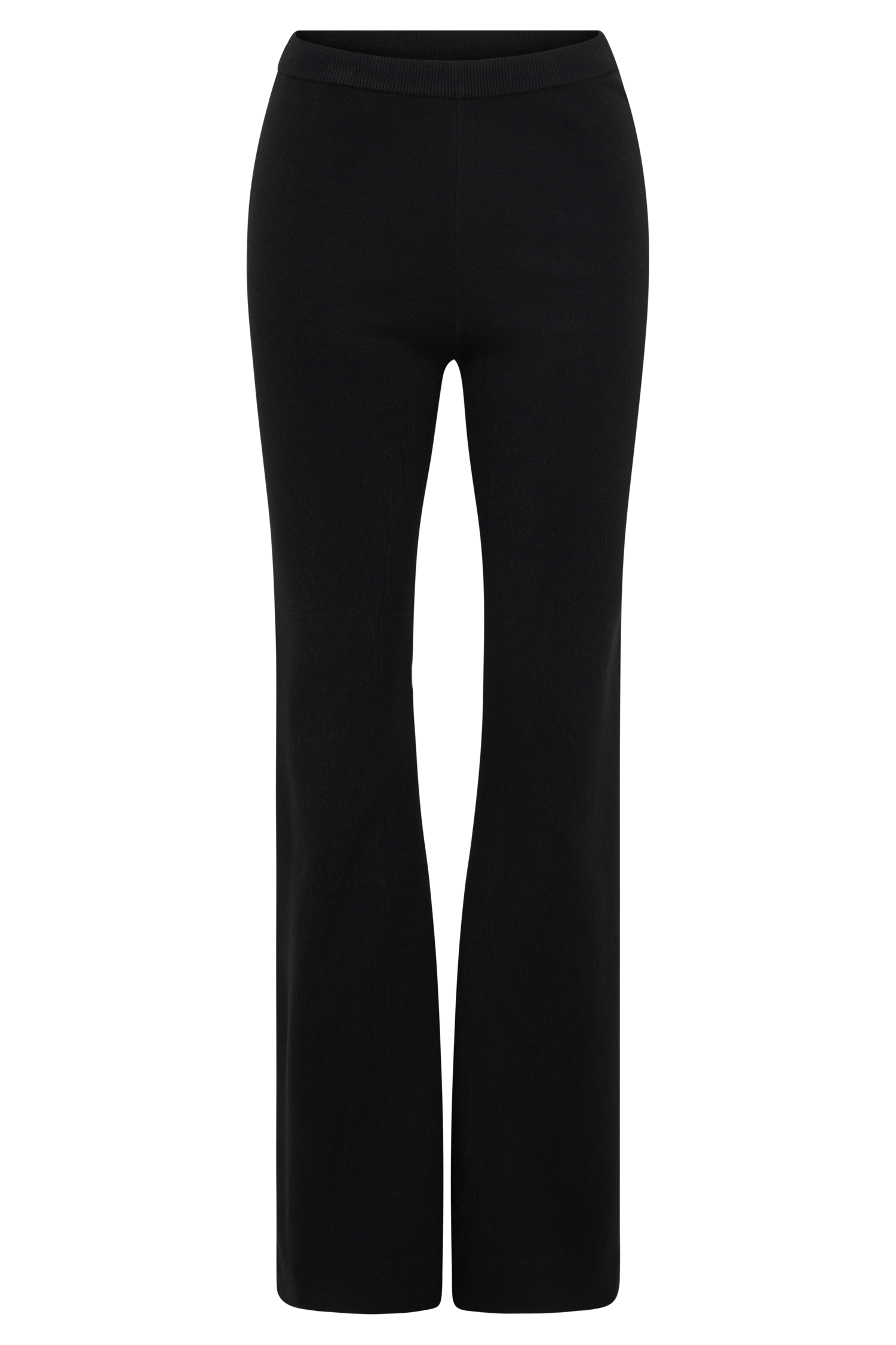 Rosetta Flare Knit Pants - Black #9