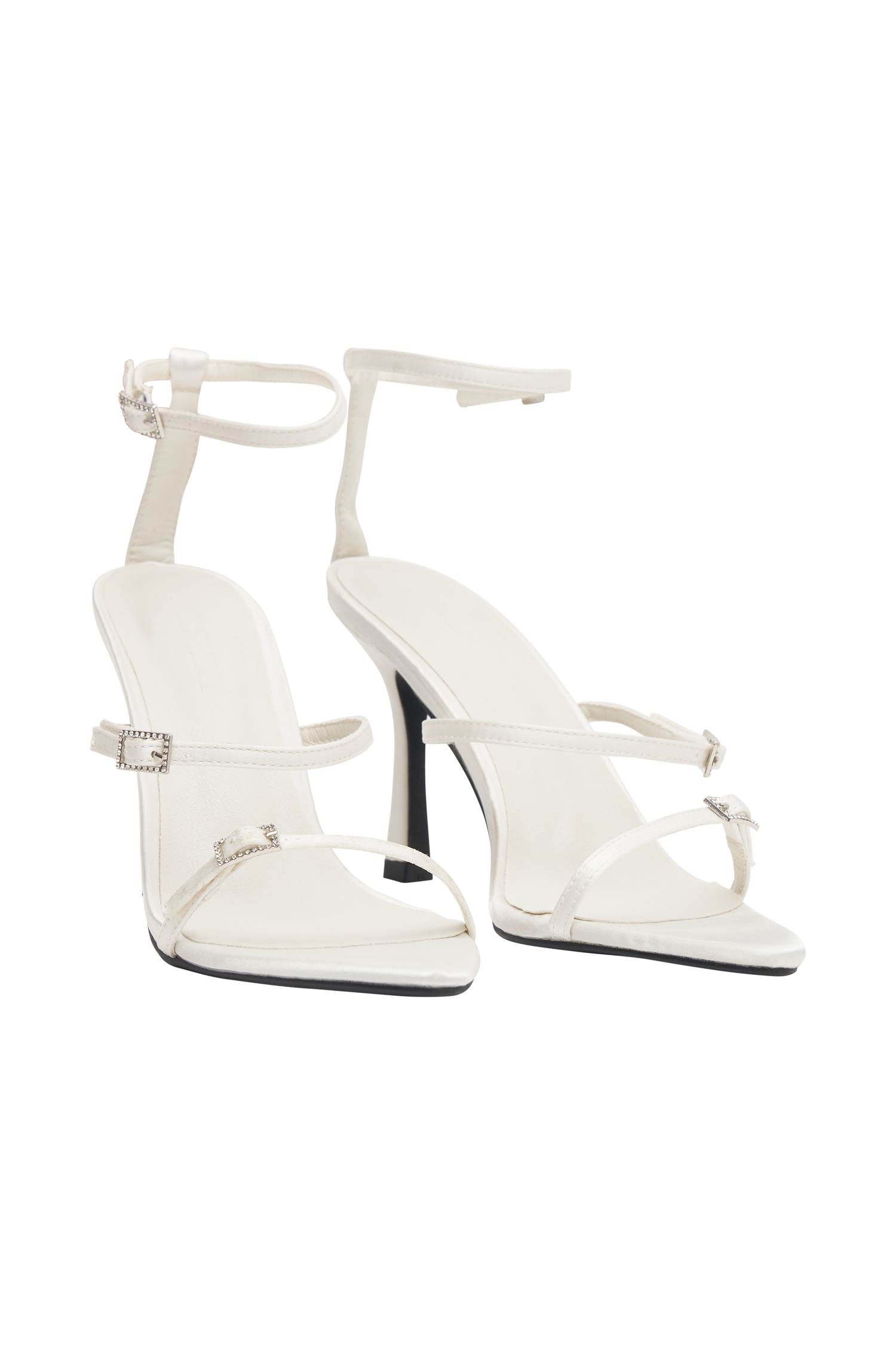 Yara Triple Strap Heel - Ivory #2