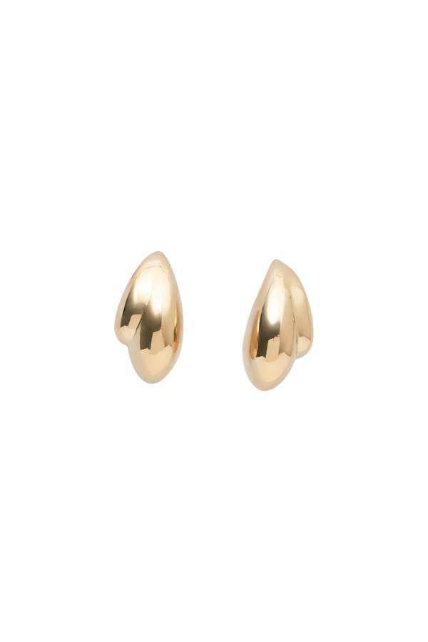 Zadie Double Teardrop Earrings - Gold