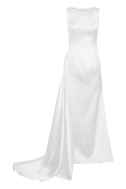 Fontanne Satin Wedding Gown - White