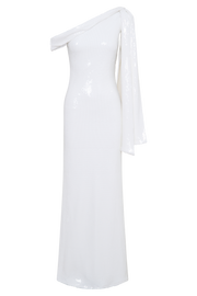 Catarina Sequin Maxi Dress - White