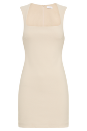 Frida Crepe Mini Dress - Ivory