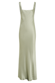 Ensley Satin Maxi Dress - Sage