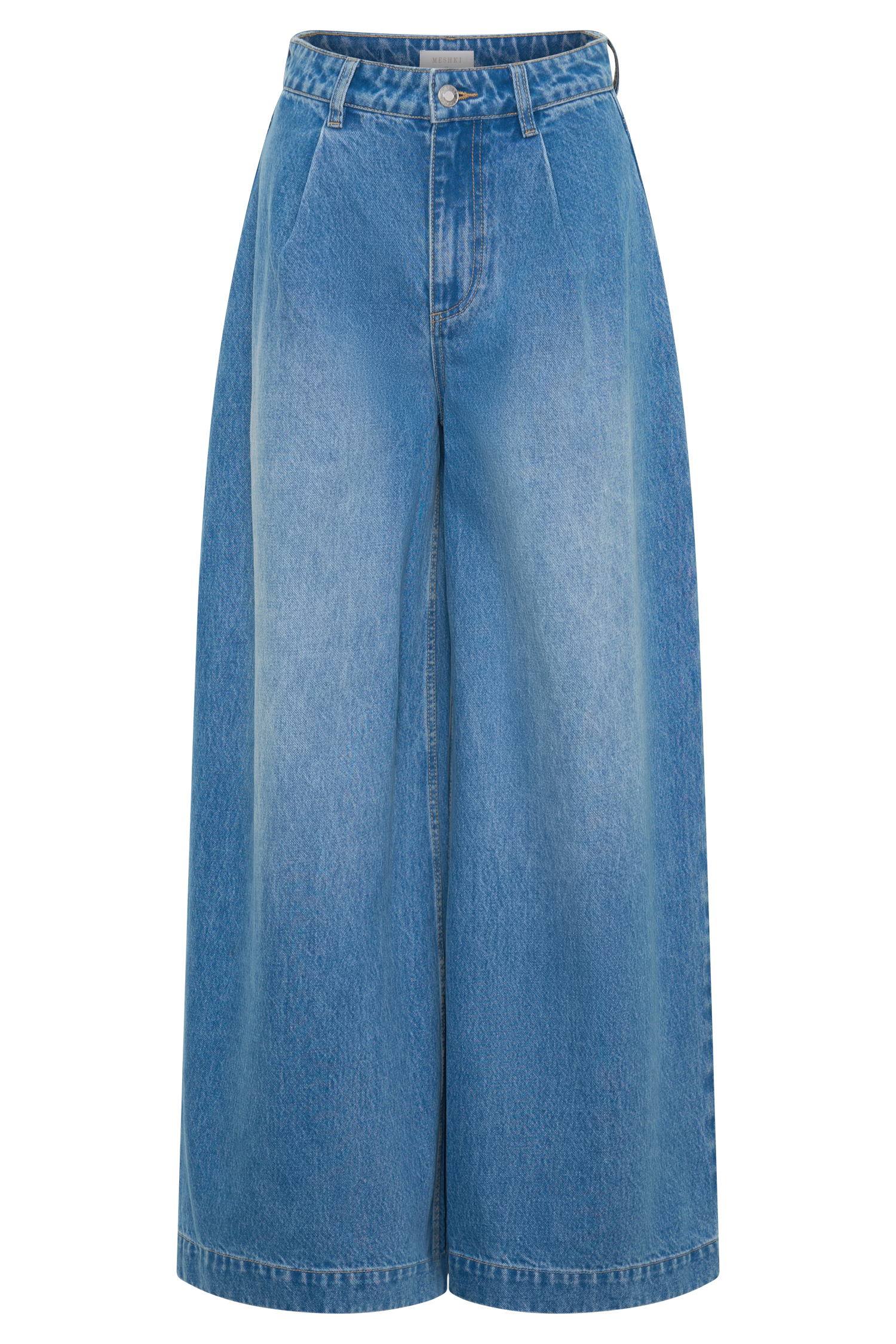 Bobby Oversized Jean With Front Pleat - Summer Blue #11