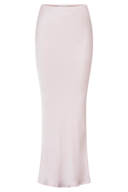 Violeta Satin Maxi Skirt - Fairy Floss Pink