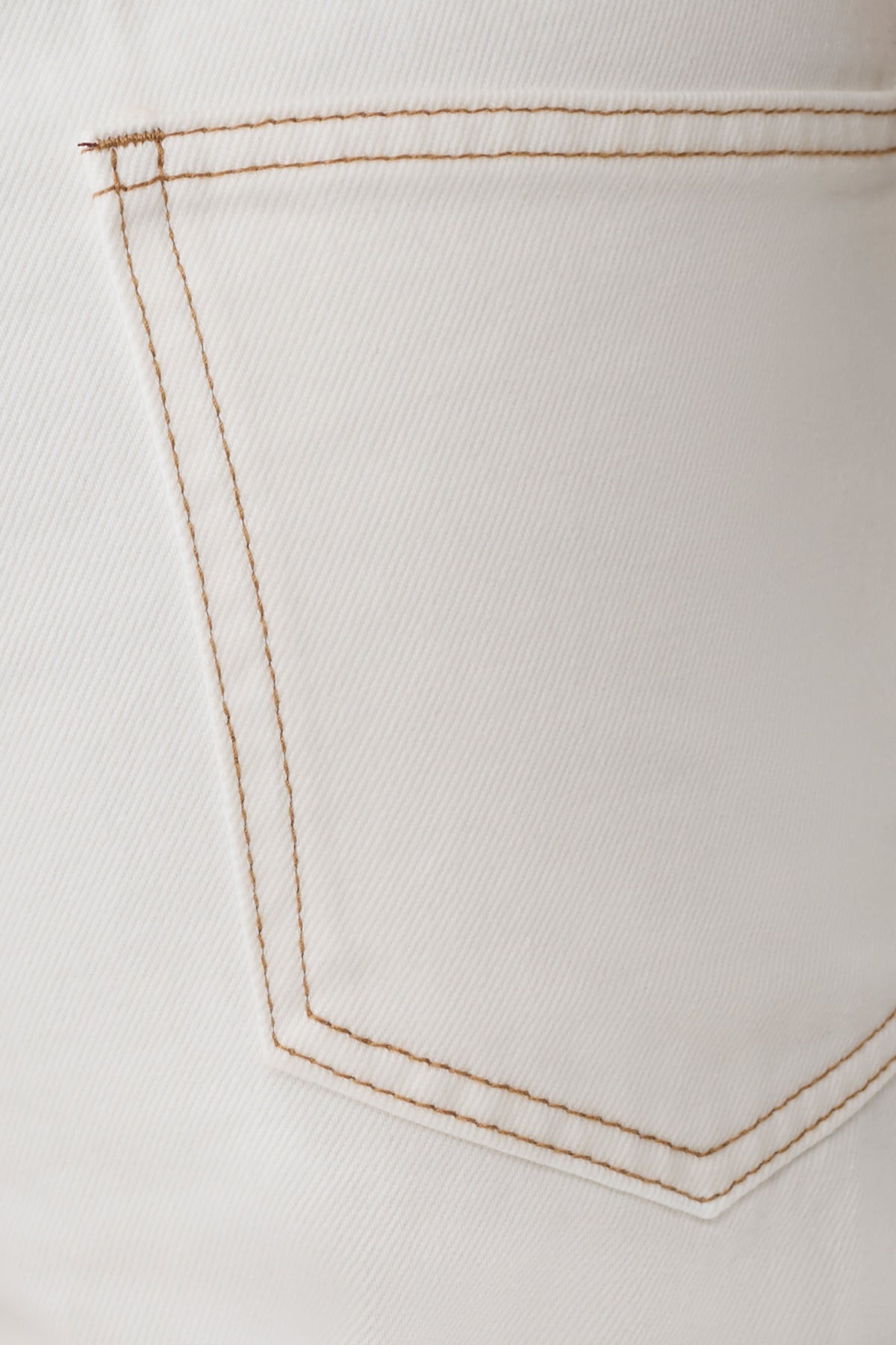 Mannon Mid Rise Denim Jeans - White #5