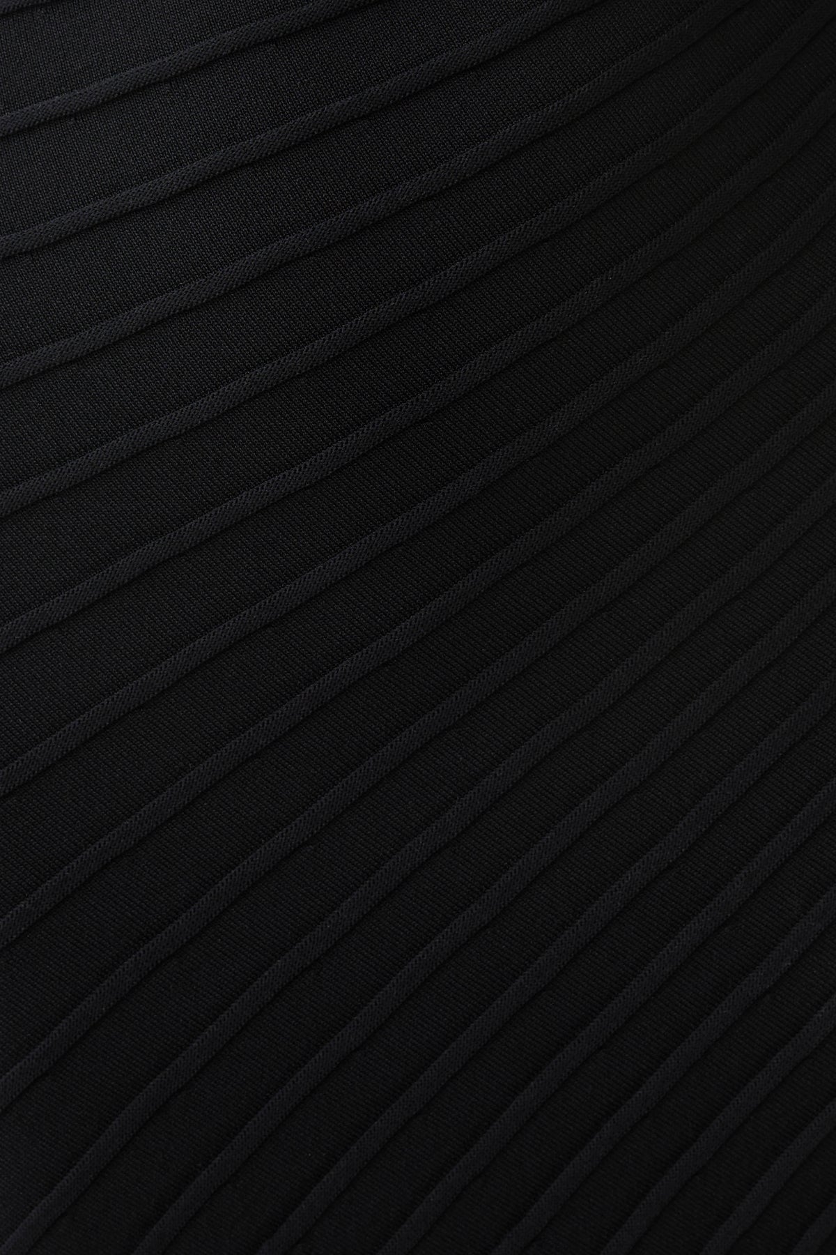 Milasandra Pleated Knit Dress - Black #5