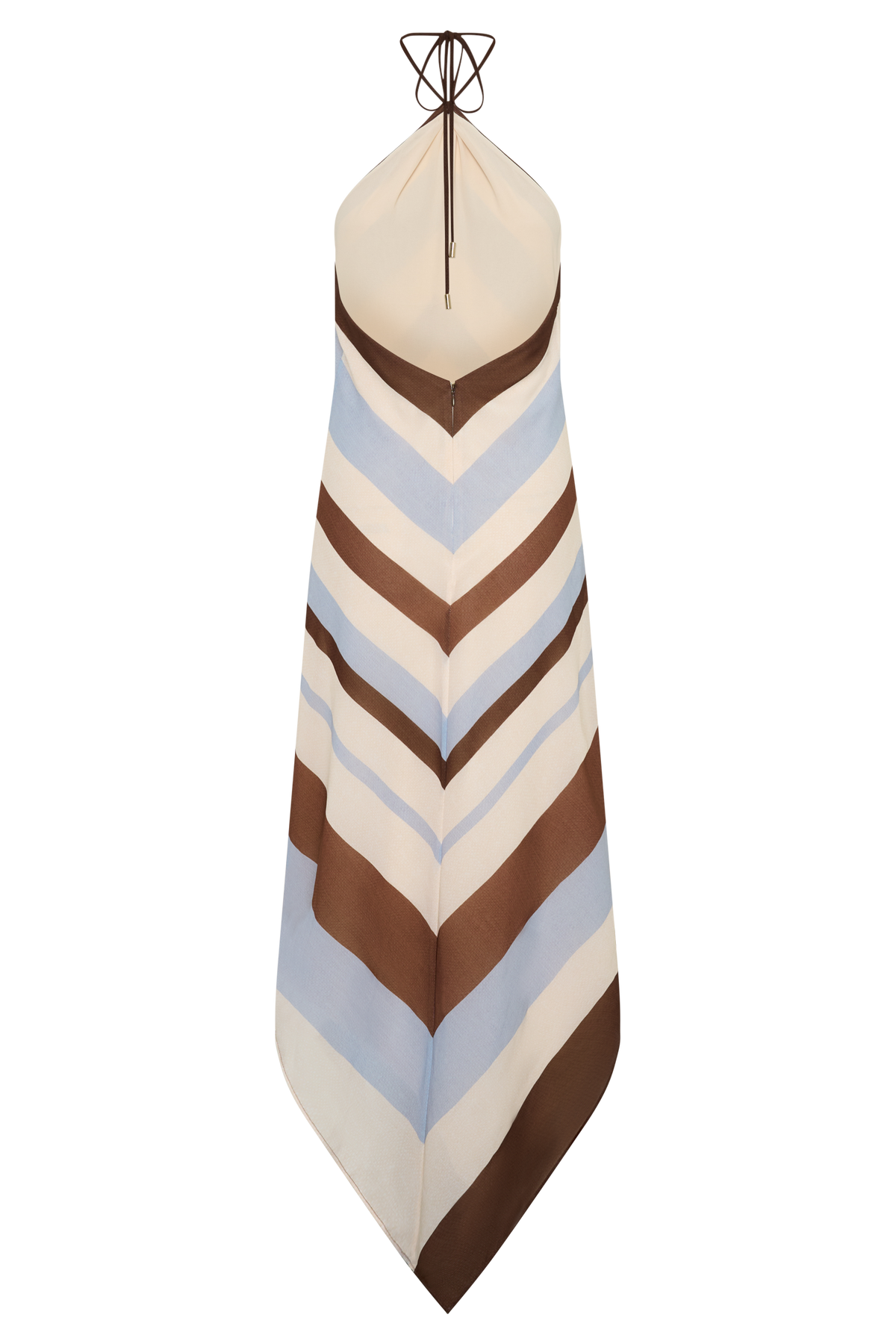 Hope Halter Midi Dress - Blue Stripe #8