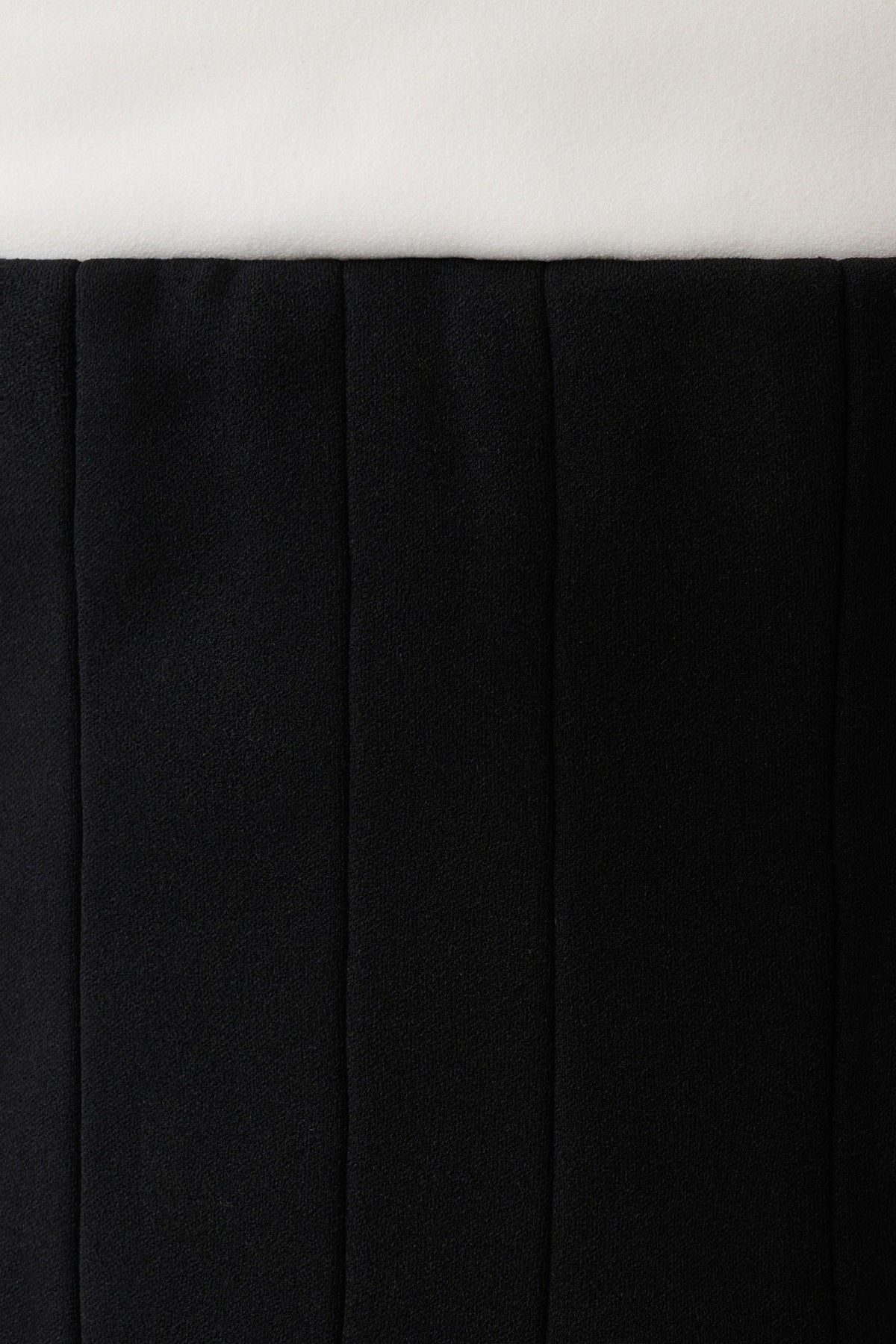 Malika Bust Detail Halter Mini Dress - Black/White #6