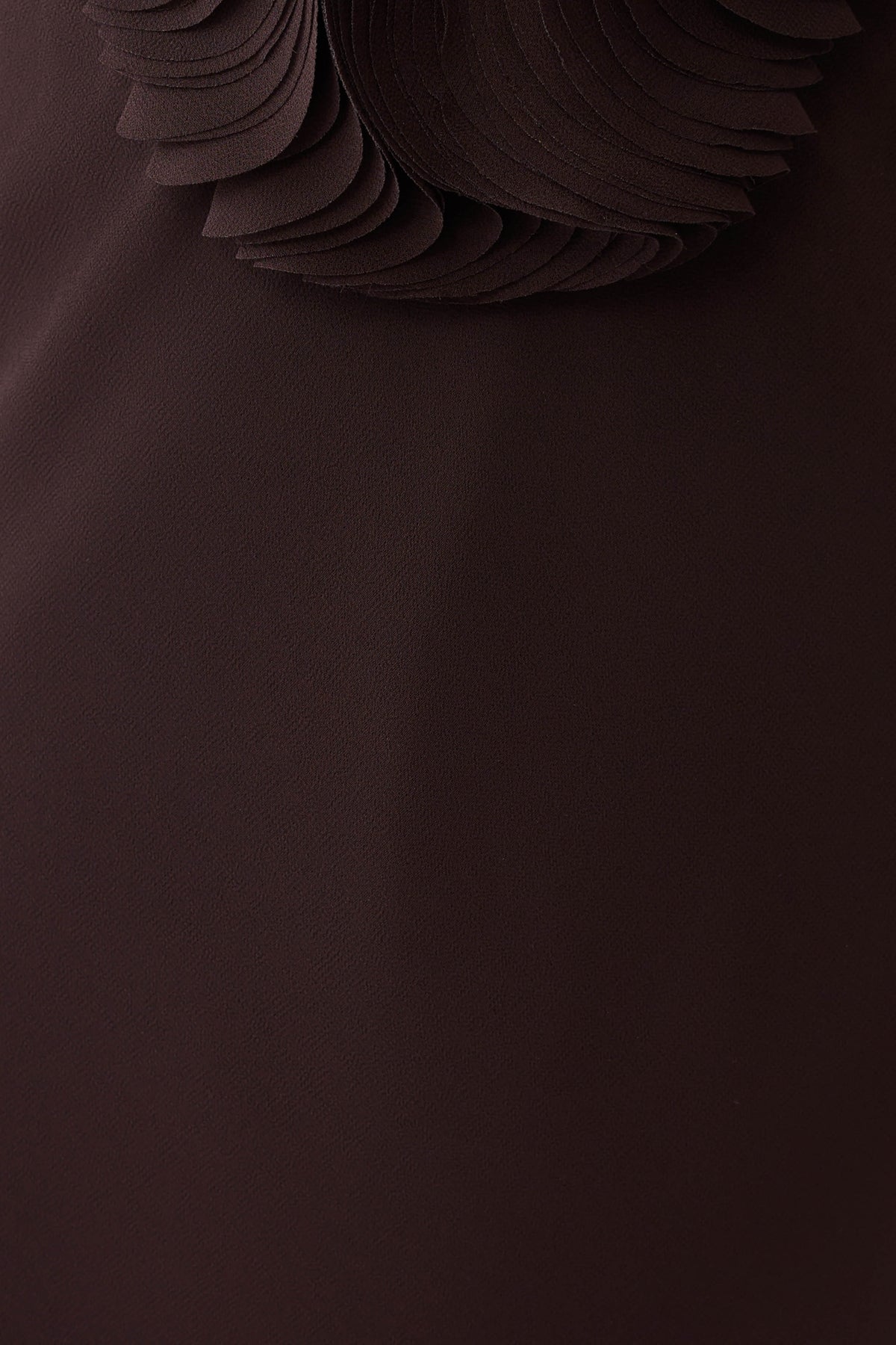 Floriane Chiffon Halter Maxi Dress - Dark Chocolate #5