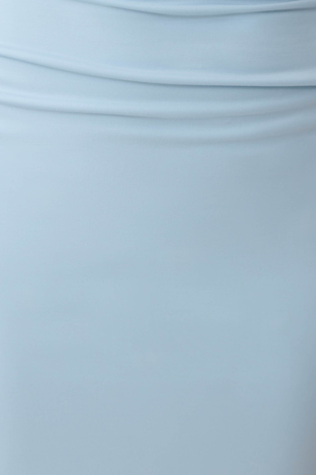 Noelle Longsleeve Roll Neck Midi Dress - Pale Blue