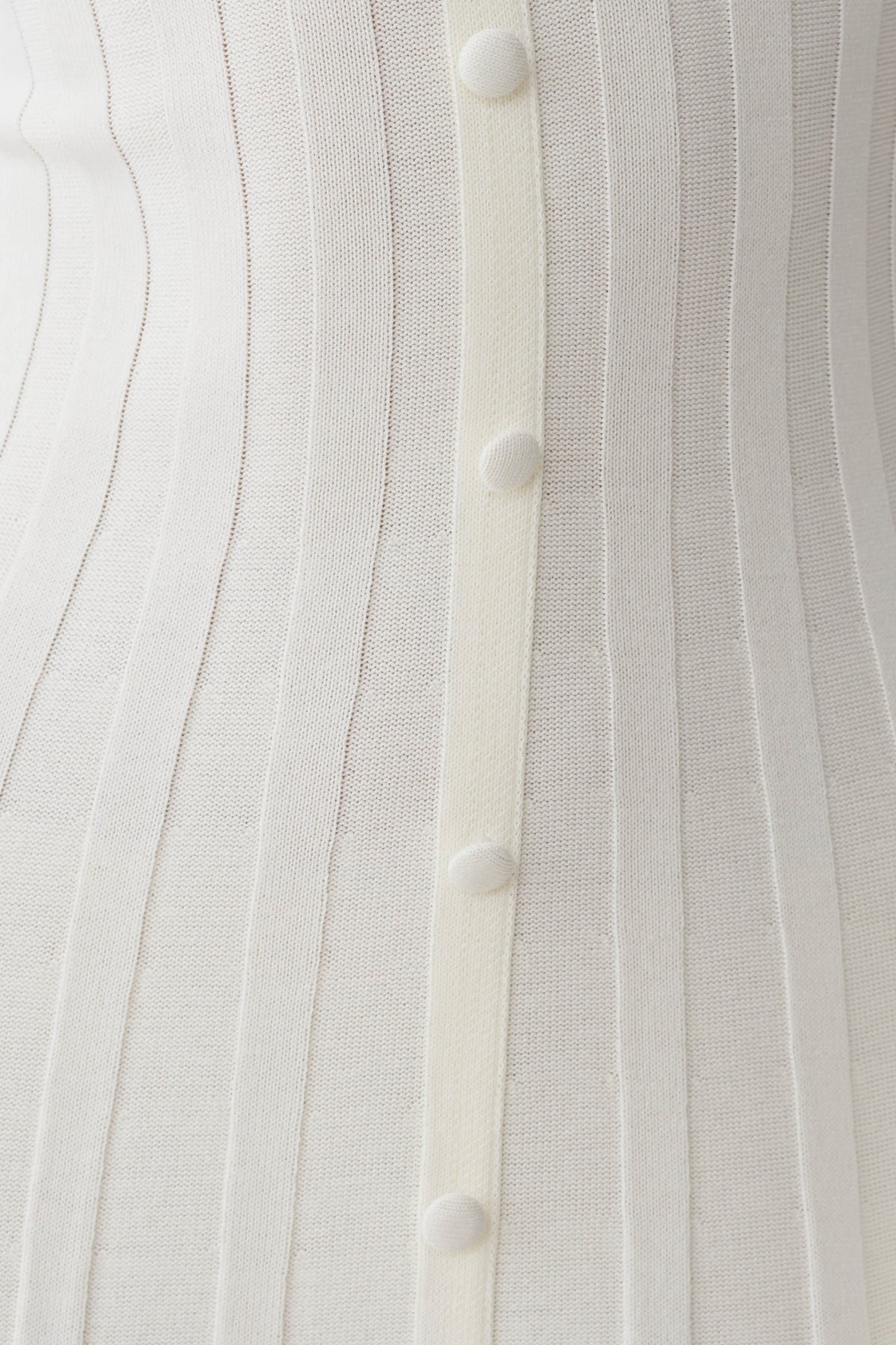 Maddie Long Sleeve Knit Midi Dress - Ivory #6