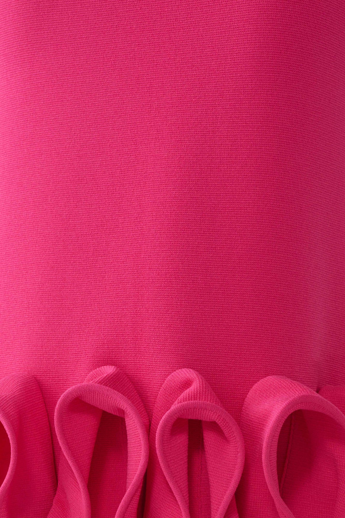 Wendy Wire Hem Knit Midi Dress - Fuschia