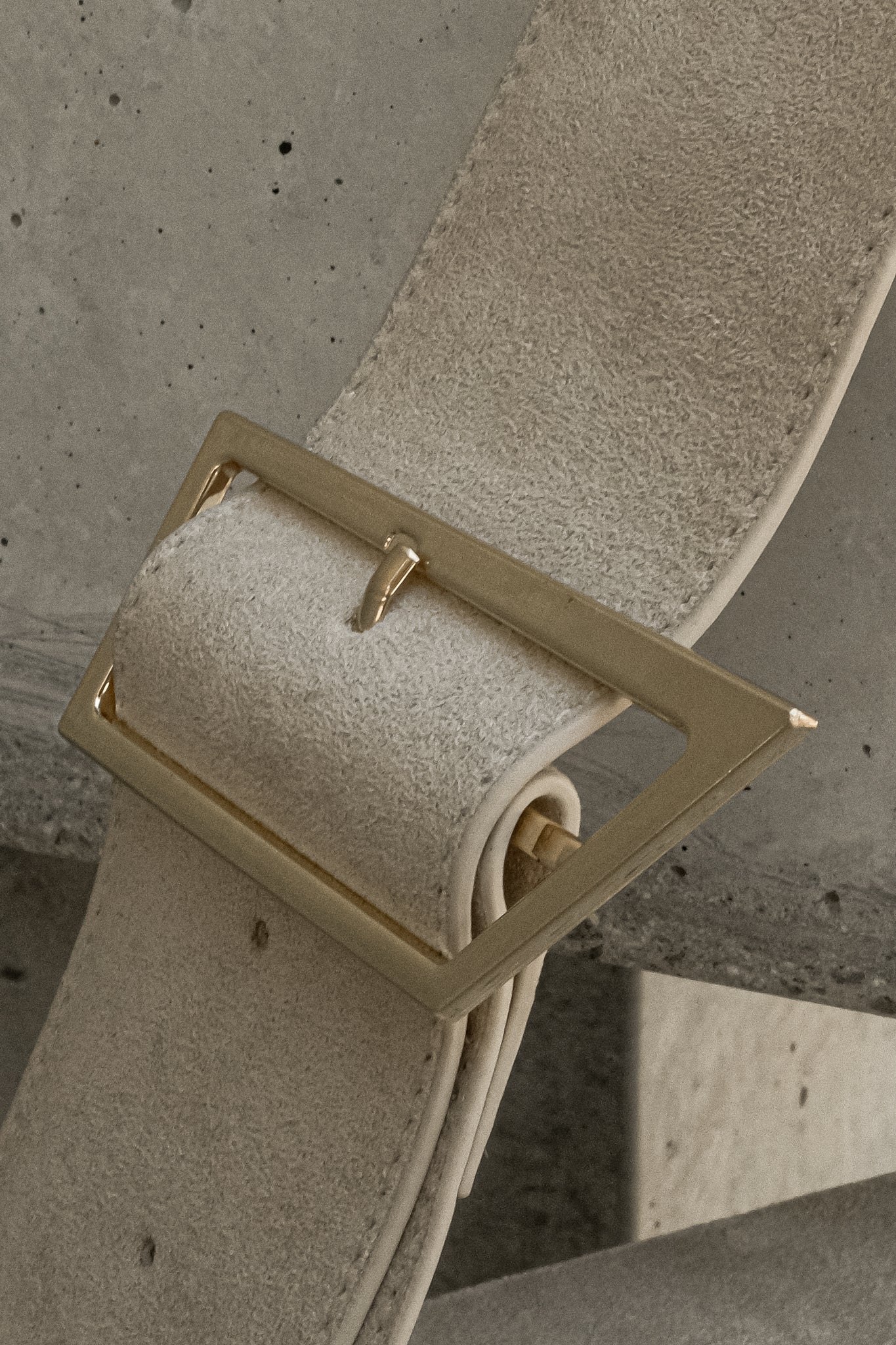 Maria Faux Suede Shoulder Bag - Stone #2