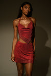 Marlena Glomesh Mini Skirt - Gold