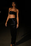 Cosette Sequin Maxi Skirt - White