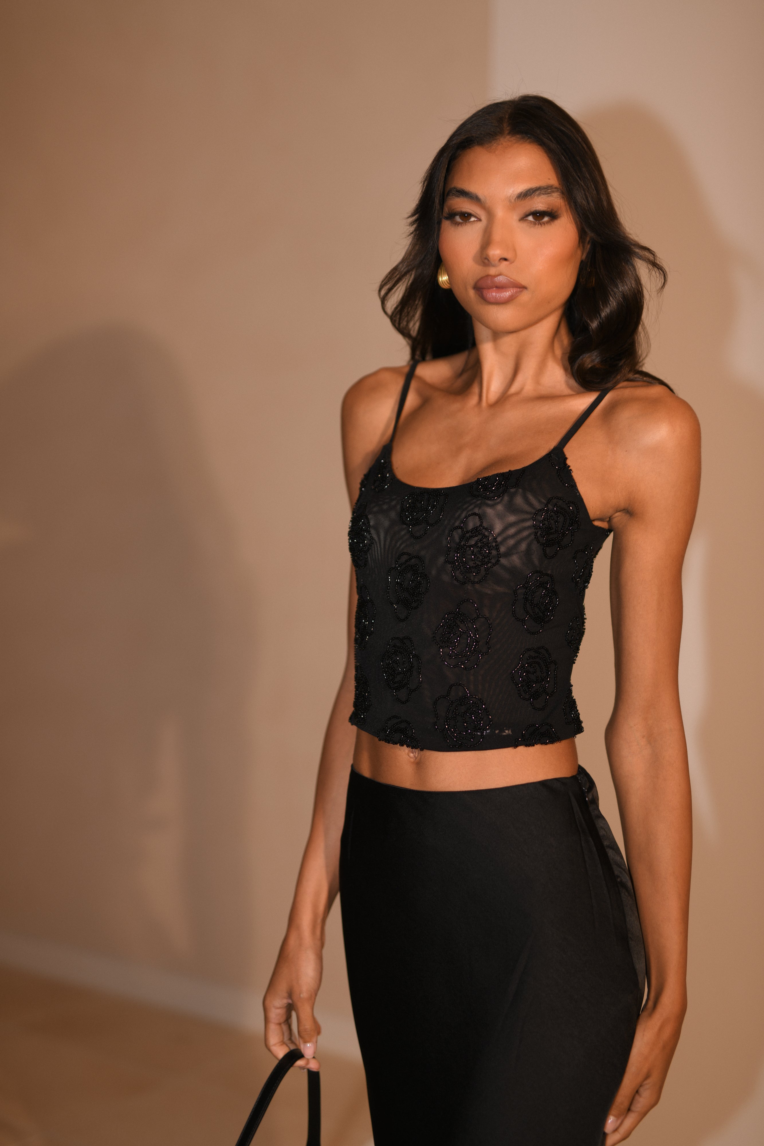 melt the lady logo gradation camisole トップス