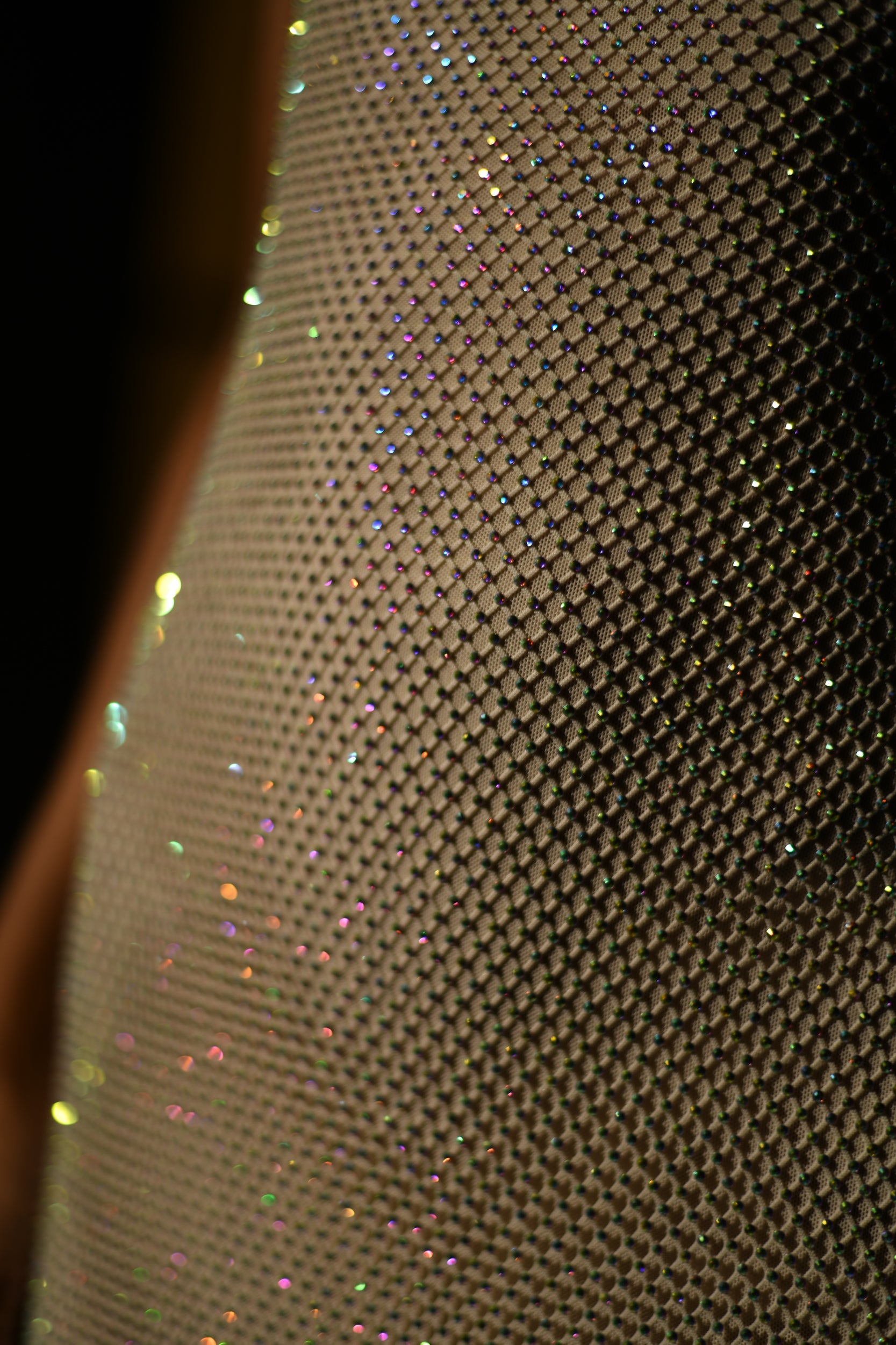 Madelaine Diamante Mesh Cowl Maxi Dress - Cream #10