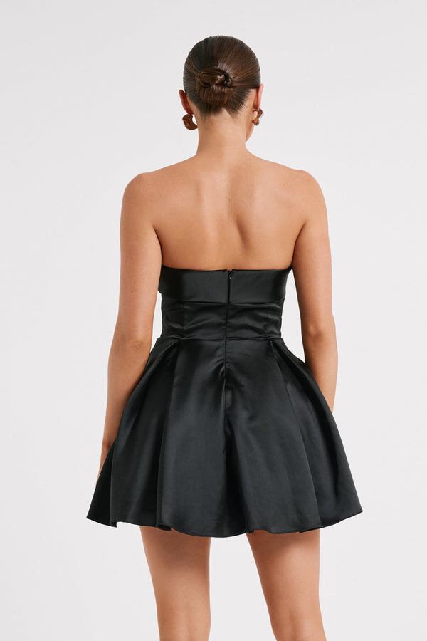 Shop Formal Dress - Eileen  Mini Dress - Black fifth image